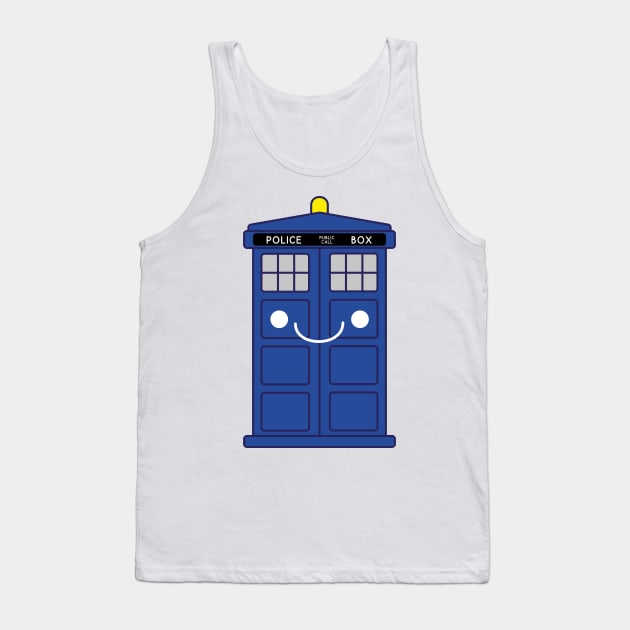 Kawaii Police Box Tank Top by conform